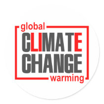 ClimateGate, lie, climate change, global warming Sticker