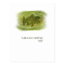 Climb Every Mountain Postcard