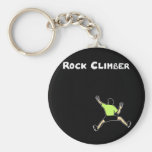 Climber Black Keychains