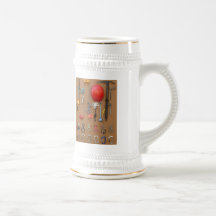 Climbers equipment -- beer stein for mountaineers mug
