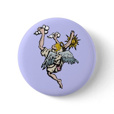 Climbing Angel Button by dirtyStar