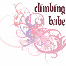 Climbing Babe Cut Out