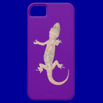Climbing Gecko on Purple casemate cases