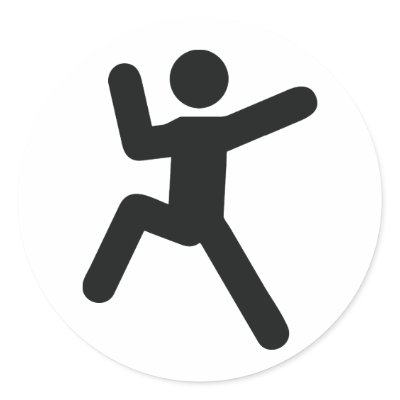 climbing icon round sticker by Tomaniac