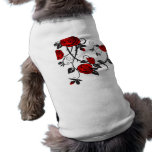 Climbing Red Roses Pet Shirt