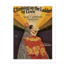 Climbing Up The Ladder Of Love Songbook Cover Post Card