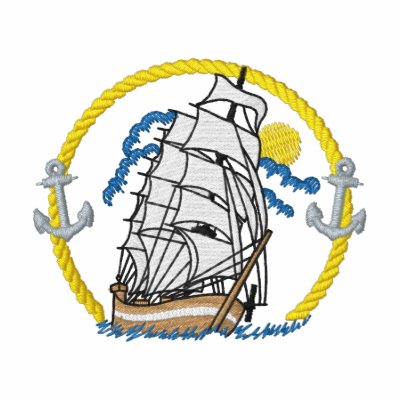Clipper Ship Logo by ZazzleEmbroidery