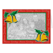 Cloches de Noël Carte