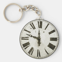 Clock Face Keychains