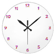 Clock Face Numbers - Hearts for your design