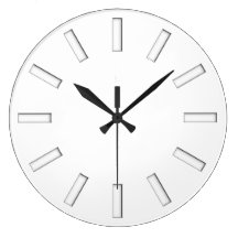 Clock Face Stripes - white stamp for your design