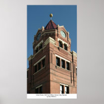 Clock Tower, Old Post Office, Carson City Poster