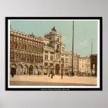 Clock tower, Piazzetta di San Marco, Venice, Italy Poster