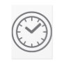 clock watch postcard