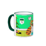 Clock Watcher, Waiting for Santa Mug