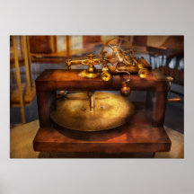 Clocksmith - The gear cutting machine Posters