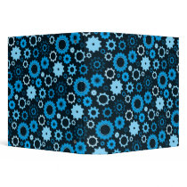 Clockwork Blue Gears binder