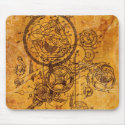 Clockwork Collage mousepads