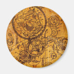 Clockwork Collage Refrigerator Magnets