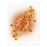Clockwork I - Fractal Art Postcard