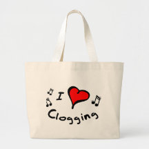 Clogging I Heart-Love Gift Bag