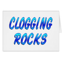 CLOGGING ROCKS cards
