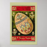 Cloisonne Easter Egg Poster