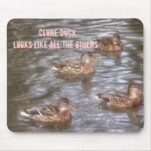 Clone duck mouse pad