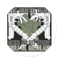 Close Quarters Combat, Thule Greenland, V2 Round Sticker