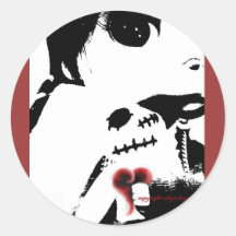 close to my heart round stickers