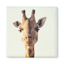 Close-Up Giraffe Refrigerator Magnets