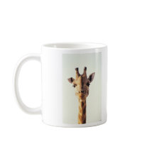 Close-Up Giraffe Coffee Mug