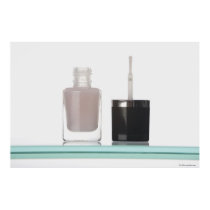 Close-up of a bottle of nail polish posters