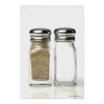 Close-up of a salt and a pepper shaker 2 posters