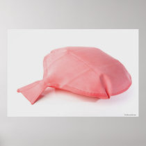 Close-up of a whoopee cushion print