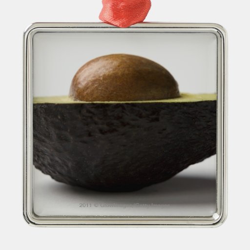 Close-up of an avocado christmas ornaments