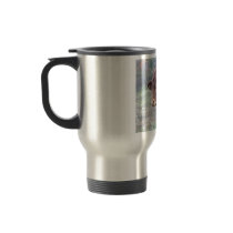 Close-Up Of Brown Hairy Cow In A Wide Meadow Mug