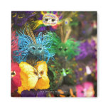 Close-up of colorful miniature masks in a New Fridge Magnets
