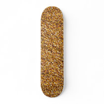 Close-up of corn skate board