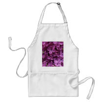 close up of dark purple lilac aprons