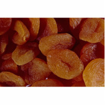 Close-up of dried apricots texture acrylic cut out