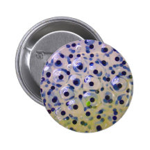 Close Up of Frogspawn Eggs Soon To Be Tadpoles Pinback Button