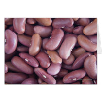 Close-up of kidney beans cards