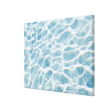 Close up of rippled water, Miami, FL Canvas Prints