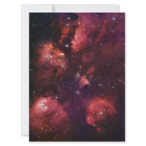 Close Up of the Cat's Paw Nebula NGC 6334 Gum 64 Custom Announcement