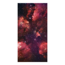 Close Up of the Cat's Paw Nebula NGC 6334 Gum 64 Customized Photo Card