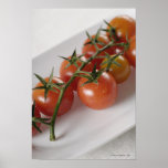 Close-up of tomatoes on a tray print