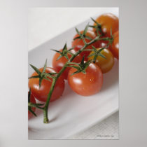 Close-up of tomatoes on a tray print