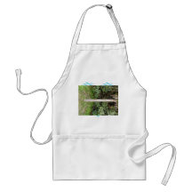 Close up of tree bark in garden apron