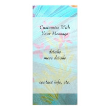 Close Up - Paper Parasol Personalized Rack Card